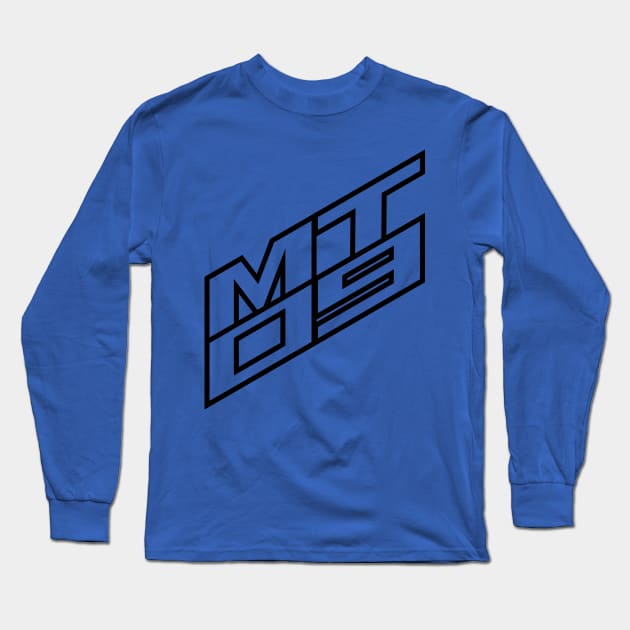 MT09 Block Design Long Sleeve T-Shirt by Frazza001